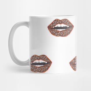 Animal Print Lips 2 Mug